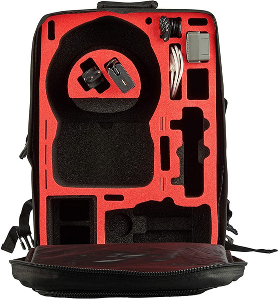 dji mavic mini 2 backpack Smatree Waterproof Carrying for 2/1, Hard Shell Travel Bag for DJI Mini Drone Accessories and Gopro 13/12/11/10/9/8/7/6/5(Only Backpack) Handy prop storage Professional backpack for DJI Goggles
