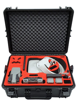 MC-CASES® Case for DJI Mavic Air 2S and Air 2 & DJI Goggles and 6 batteries + accessories
