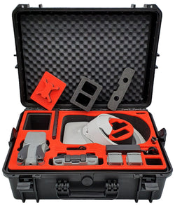 MC-CASES® Case for DJI Mavic Air 2S and Air 2 & DJI Goggles and 6 batteries + accessories