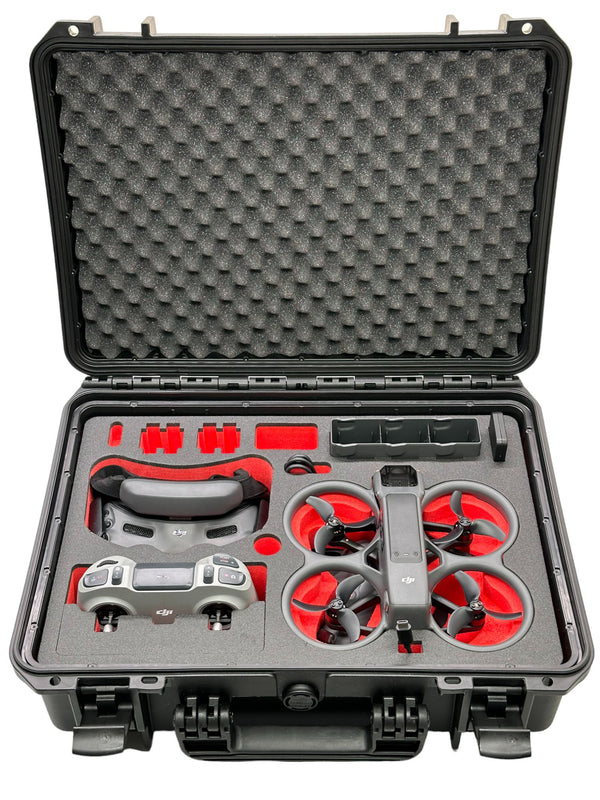 dji goggles 2 case Koffer für DJI Avata Combo - beide Versionen FPV Goggles - mit FPV Controller 2 - Made in Germany