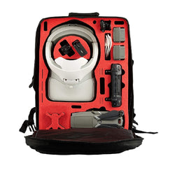 Professioneller Rucksack für DJI Goggles auch RE und DJI Mavic 2 Pro & Zoom - Made in Germany - inkl. Regencape