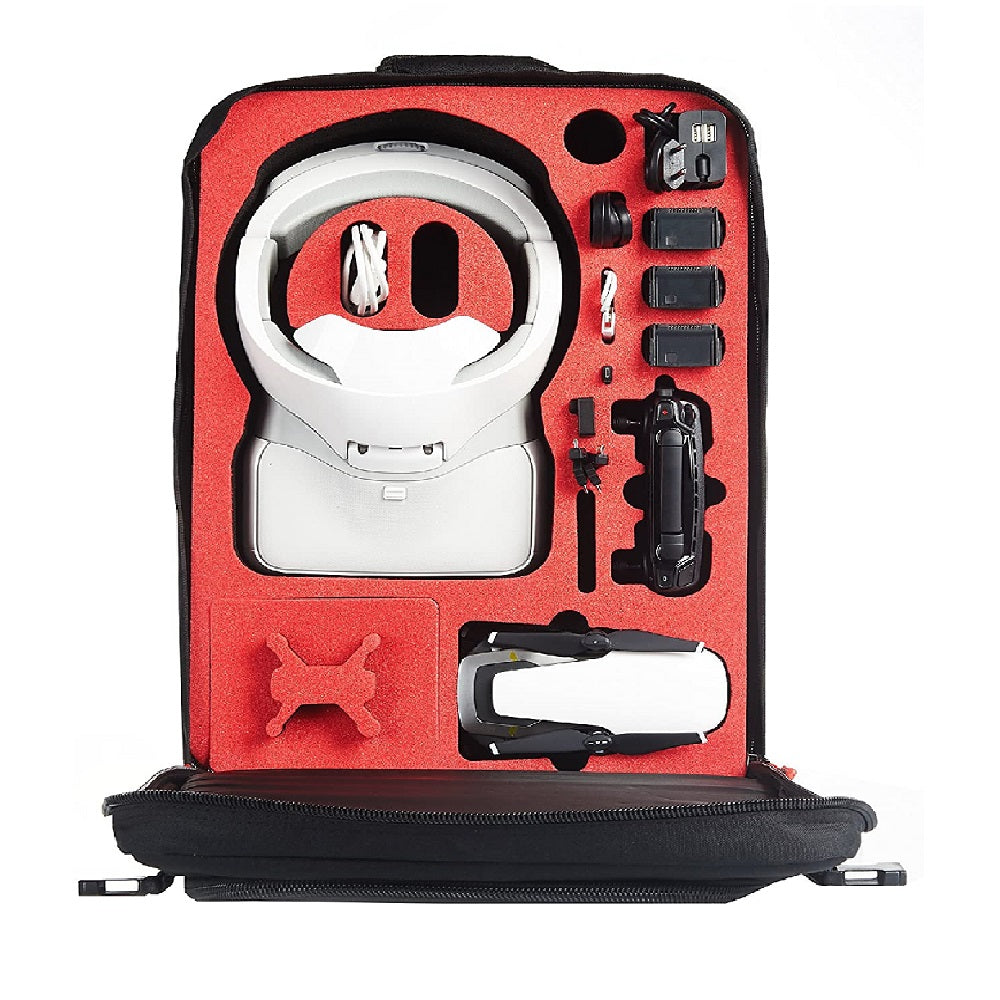 ドローン DJI MAVIC AIR （赤）＆ 専用ケース セット Wrapgrade for Air 2S 本体用 スキンシール